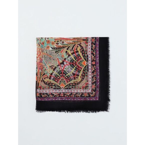 スカーフ ETRO Woman Neck scarf Black WAYA0001AV254 X0810 ETRO: Scarf woman - Black | Etro neck scarf WAYA0001AS254